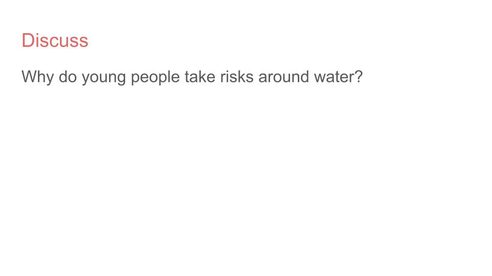 Water Safety Lesson
