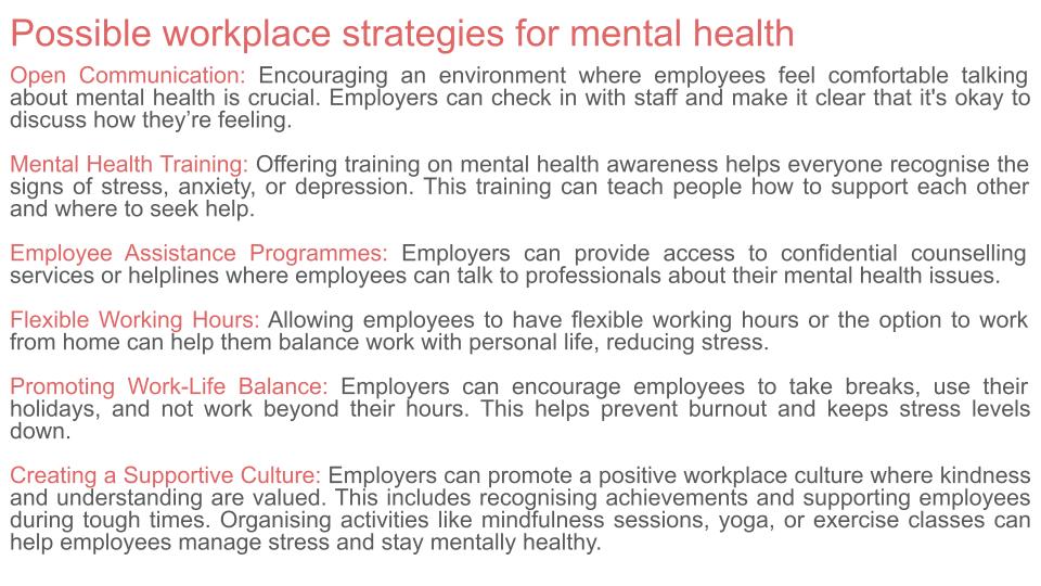 World Mental Health Day 2024 Lesson