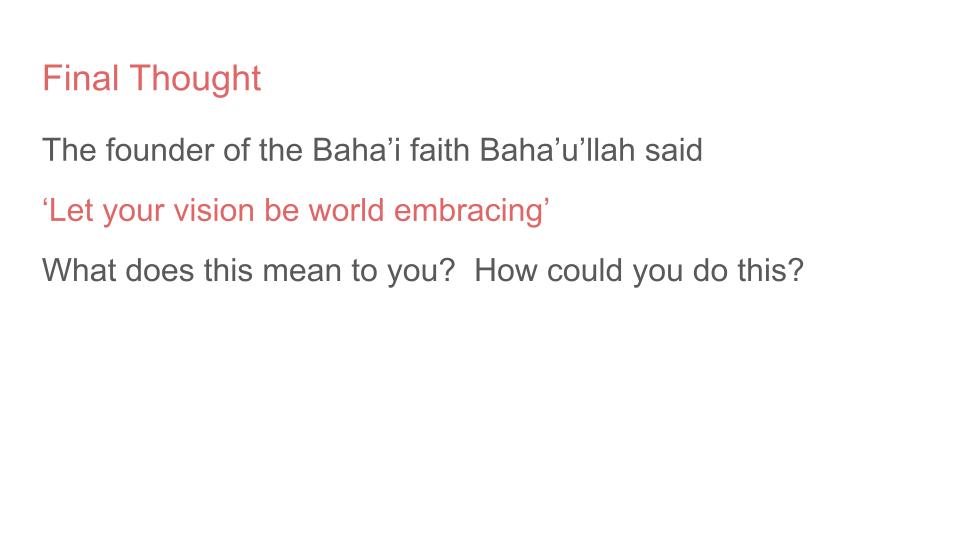 World religions day 2026 tutor time assembly resource