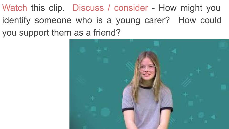 Young carer video pic