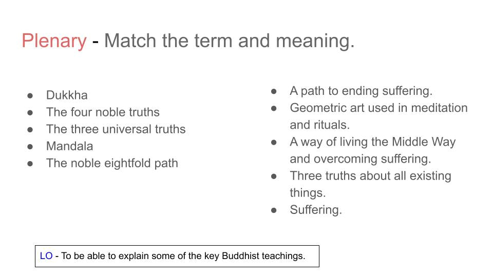 3 Universal Truths & 4 Noble Truths
