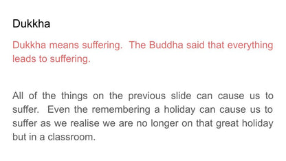 3 Universal Truths & 4 Noble Truths