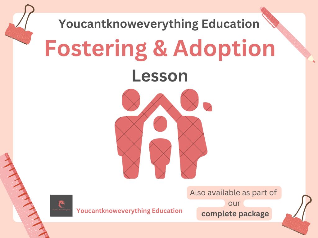 Fostering and adoption pshe lesson