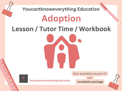 Adoption PSHE lesson time RSHE resource 2026 KS4