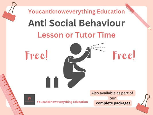 anti social behaviour lesson free pshe citizenship