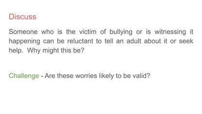 Anti Bullying Week lesson tutor time assembly and display resources bullying discussion task
