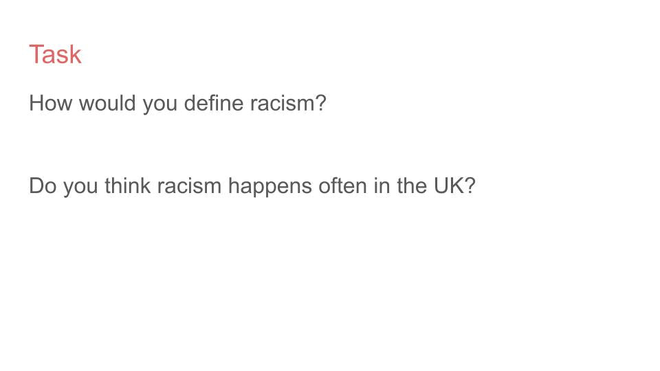 Anti Racism Form Time Tutorial