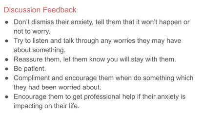 Anxiety Lesson