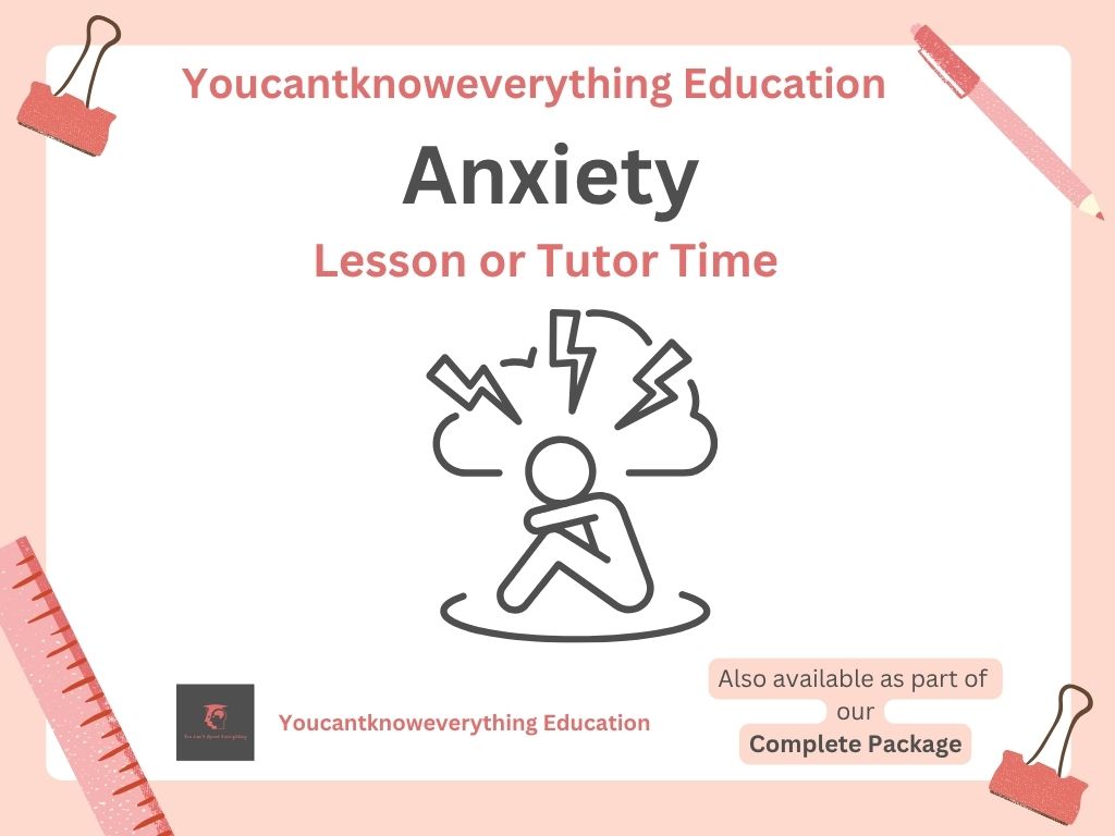 Anxiety and mental health PSHE resource for the new 2026 RSHE government guidance in lesson or tutor time format which is ideal for KS3 or KS4.