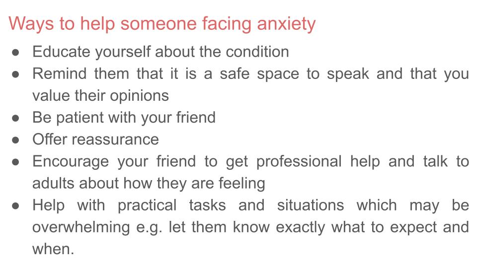 Anxiety Tutorial