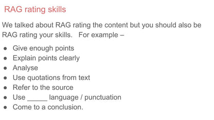 Approaches to Revision Lesson