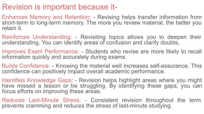 Approaches to Revision Lesson