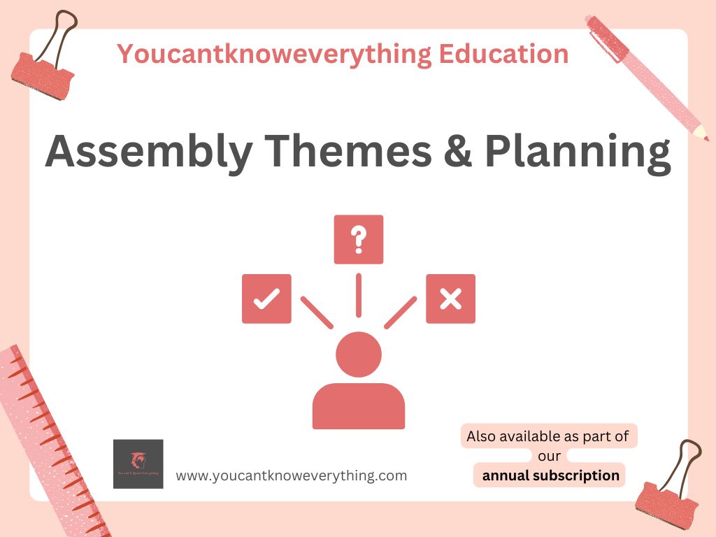 Assembly Plan Term 3 - Personal Identity and Growth