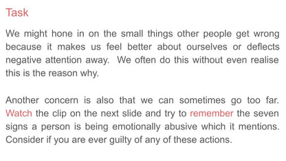 Attacking Others to Make Ourselves Feel Better Tutorial