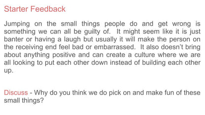 Attacking Others to Make Ourselves Feel Better Tutorial