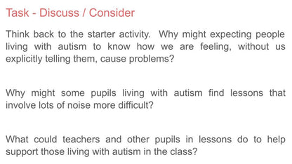 Autism Awareness Tutor Time