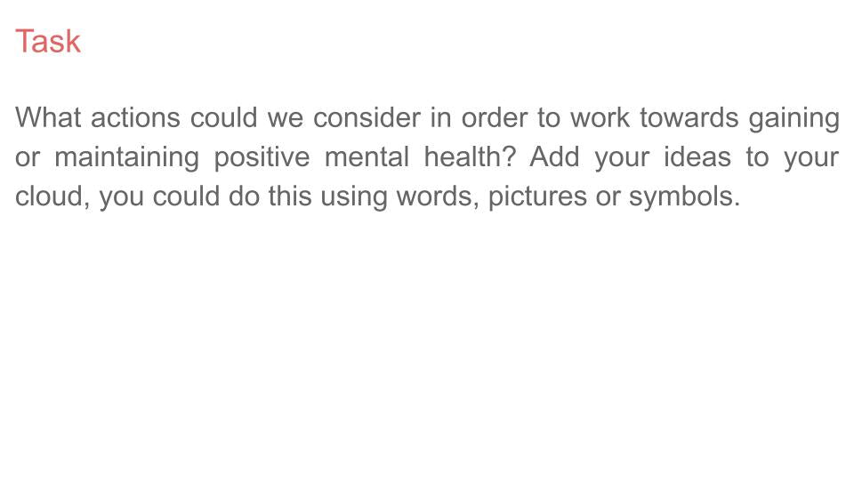 Mental Health Awareness Week 2026 - Action