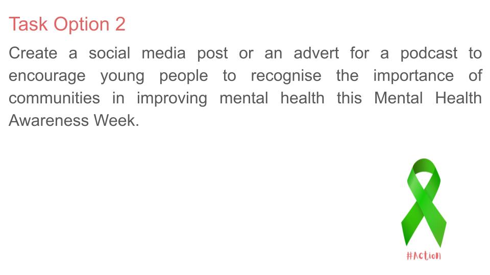 Mental Health Awareness Week 2026 - Action