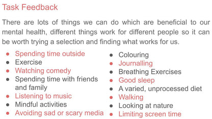 Mental Health Awareness Week 2026 - Action
