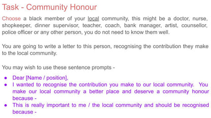 Black History Month 2026 - Honouring Our Communities