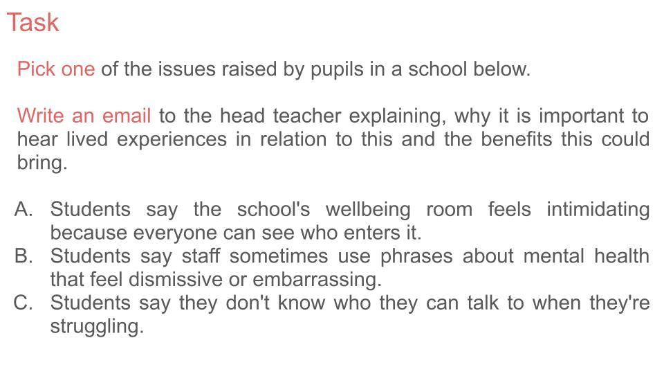 World Mental Health Day 2026 Lesson or Tutor Time / Assembly