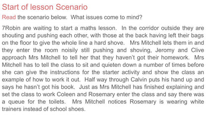 Beginning a Lesson & Punctuality