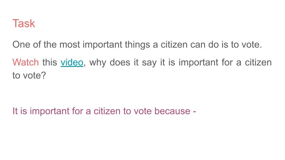 Being a Good Citizen Lesson