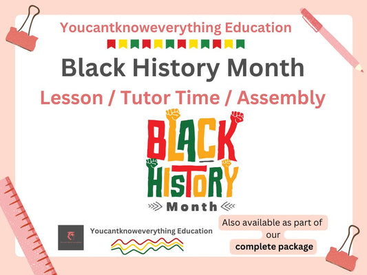 Black History - Saluting Our Sister Tutor Time / Assembly