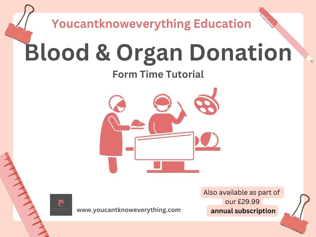 Organ and Blood Donation Tutorial