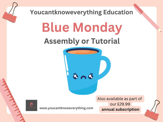 Blue Monday - Mental Health Form time tutorial / assembly