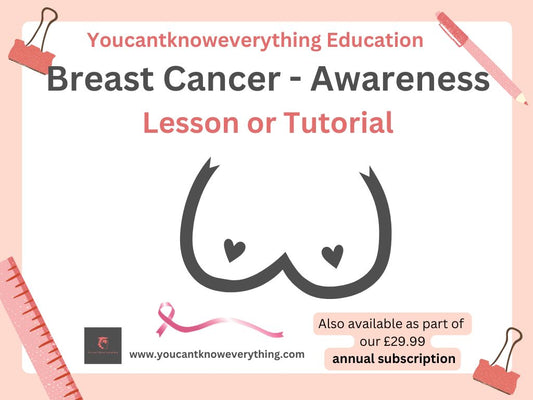 Breast Cancer Awareness Lesson or Tutorial