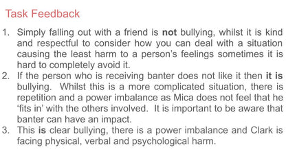 Bullying - 2026 RSHE Guidance