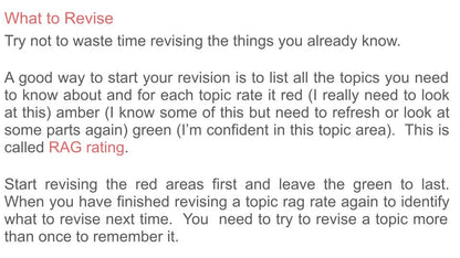 Introduction to Revision Techniques Tutor Time / Assembly