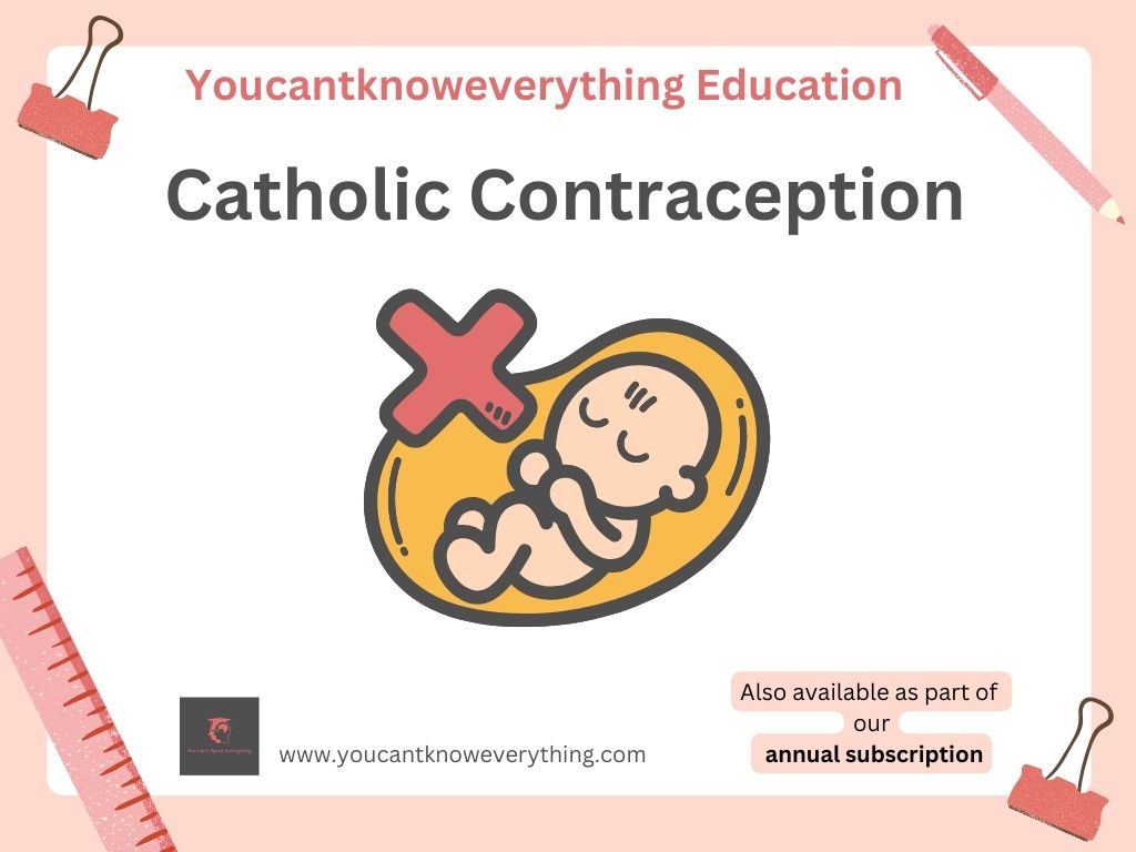 Contraception Lesson for Catholic Schools