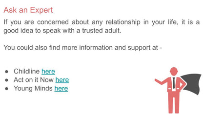 positive relationships KS3 PSHE  RSHE lesson tutor time resource