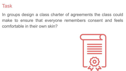 Sexual Harassment / Consent Child on Child Lesson