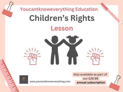 Children's Rights UNCRC Lesson