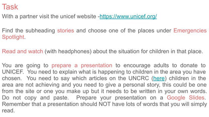 Children's Rights UNCRC Lesson