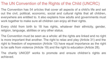 Children's Rights UNCRC Lesson