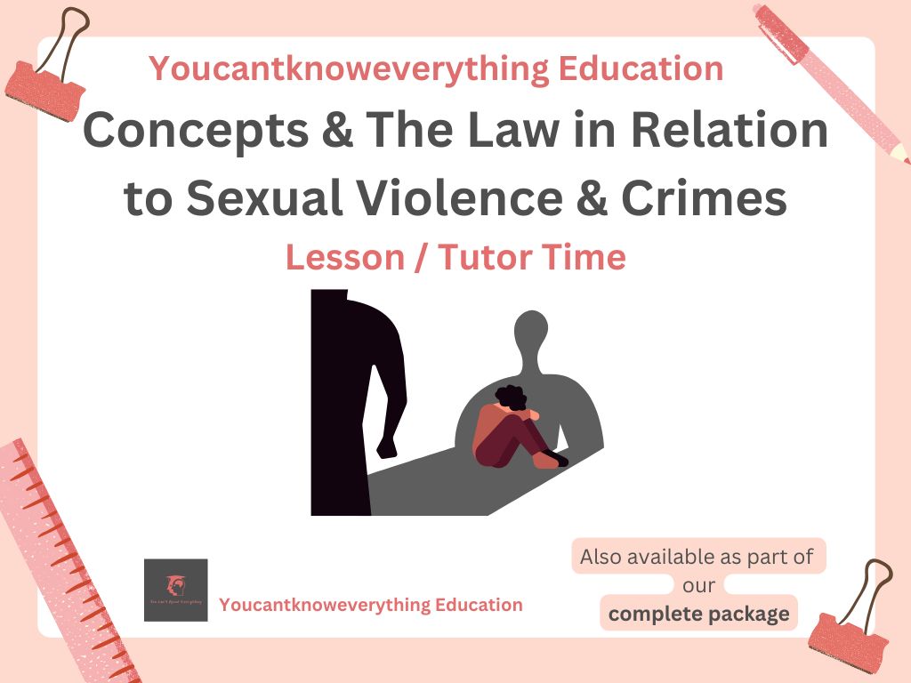 Sexual violence pshe lesson tutor time resource 2026 curriculum