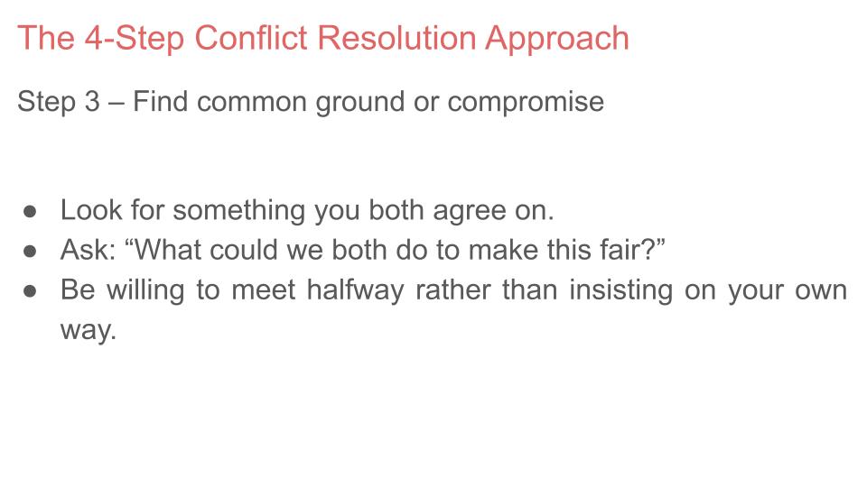 Conflict resolution PSHE RSHE lesson form time tutor time 2026