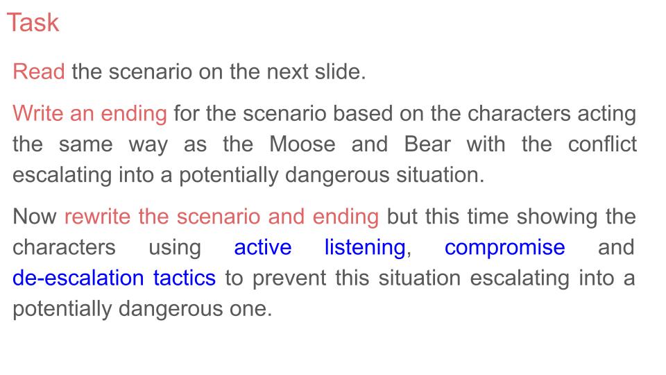 Conflict resolution PSHE RSHE lesson form time tutor time 2026