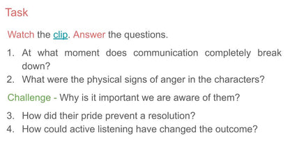 Conflict resolution PSHE RSHE lesson form time tutor time 2026