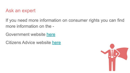 Consumer Rights PSHE / Citizenship Tutor Time