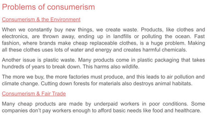 Consumerism