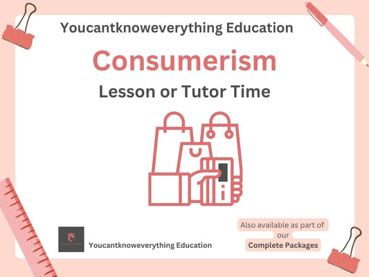 Consumerism PSHE Citizenship lesson tutor time resource secondary KS3