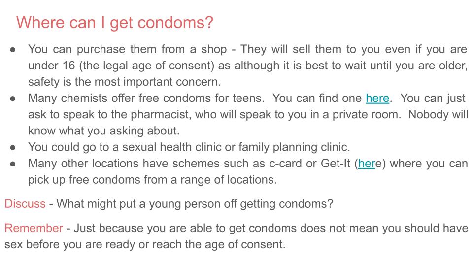 Contraception Key Stage 4