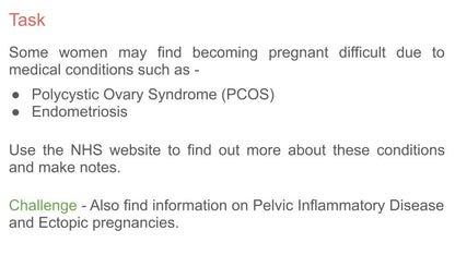 Contraception & Sexual Health KS5 Lesson