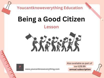 Being a Good Citizen Lesson