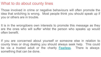 County Lines Tutor Time / Assembly